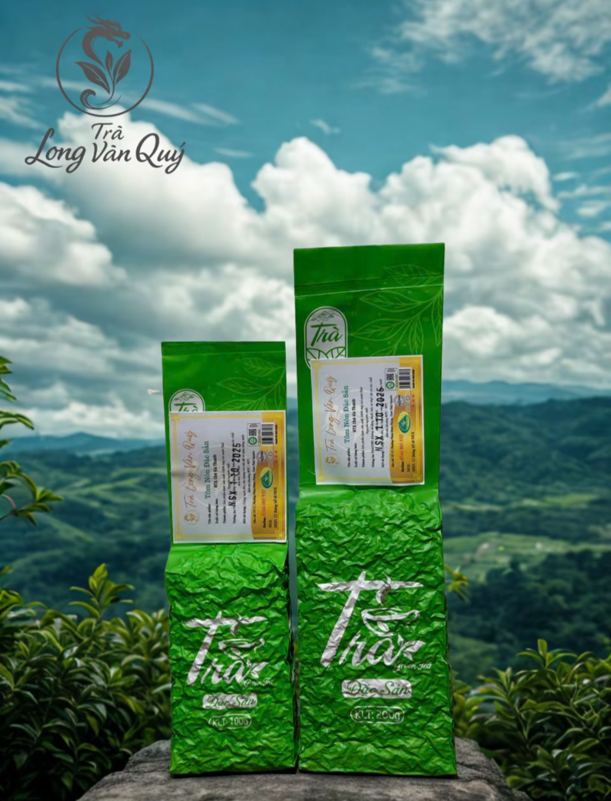 Trà nõn tôm đặc sản Thái Nguyên - Trà Long Vân Quý