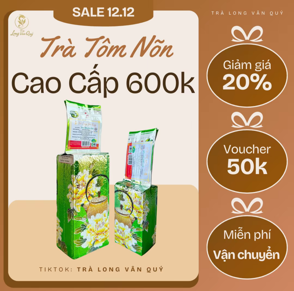 Trà tôm nõn cao cấp Thái Nguyên  - Trà Long Vân Quý - Ảnh 2